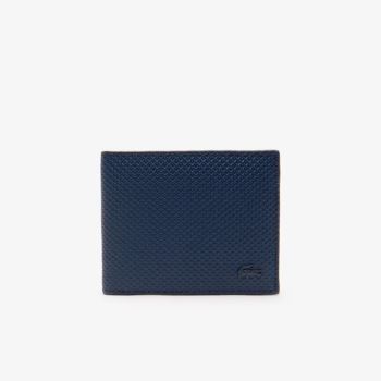 Lacoste Chantaco Piqué Deri 3 Card Wallet Lacivert | UvxamwZu