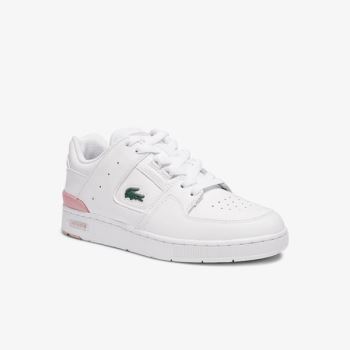 Lacoste Court Cage Sneaker Beyaz Açık Pembe | L3SFzCNL