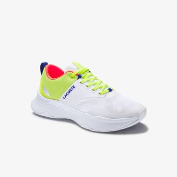 Lacoste Court-Drive Plus Tekstil Sneakers Beyaz Açık Yeşil | oZNCYJB1