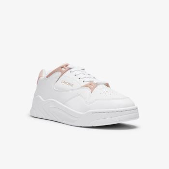 Lacoste Court Slam Deri Sneakers Beyaz Pembe | wTyyjmsX