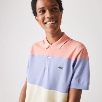 Lacoste Fresh And Light Pamuklu Piqué Klasik Fit Polo Shirt Turkuaz Sarı Mor Pembe | 2wUTHCq2