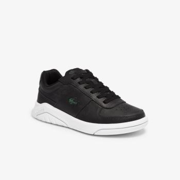 Lacoste Game Advance Deri and Sentetik Sneakers Siyah Beyaz | iArzIsq1