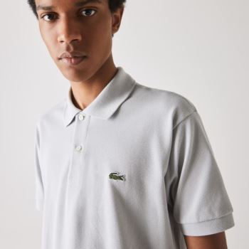 Lacoste Klasik Fit L.12.12 Polo Shirt Gri | Cpe70wmo