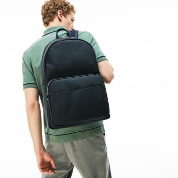 Lacoste Klasik Petit Piqué Backpack Lacivert | yEypcIAO