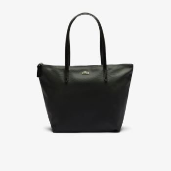 Lacoste L.12.12 Concept Small Zip Tote Bag Siyah | uXGOFr2r