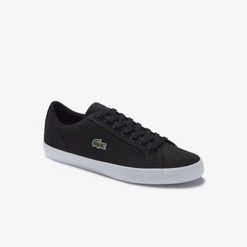 Lacoste Lerond Kanvas Sneakers Siyah | v8IEaCi4