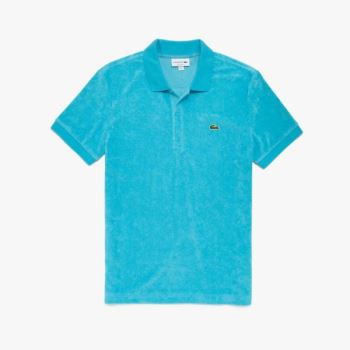 Lacoste Pamuklu Fleece Blend Regular Fit Polo Shirt Mor Beyaz | ZqrGYoCB