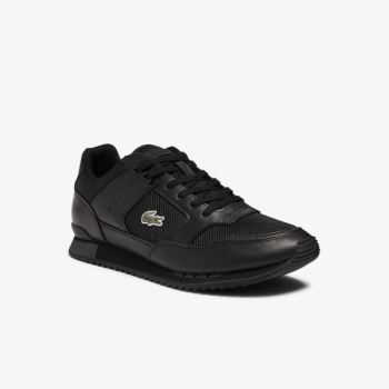 Lacoste Partner Piste Tekstil Sneakers Siyah | WyJQCLO4