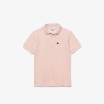 Lacoste Petit Piqué Polo Açık Pembe | YU7aujH2