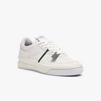 Lacoste Quantace Deri Sneakers Beyaz Bej Rengi | vPq9NKt1