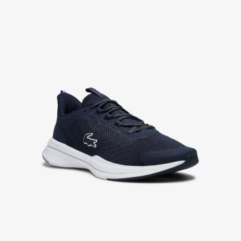 Lacoste Run Spin Tekstil Sneakers Lacivert | KwNqSczq