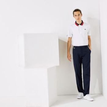 Lacoste SPORT Nefes Alabilir Stretch Golf Pants Lacivert Mavi | X2KnCagS