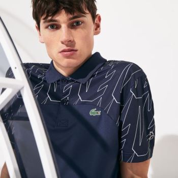 Lacoste SPORT Novak Djokovic Nefes Alabilir Ultra-Light Polo Shirt Lacivert Mavi Beyaz | v8nKkWzN