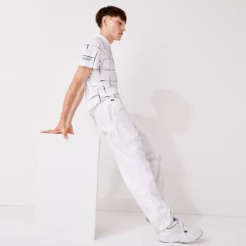 Lacoste SPORT Performance Side Zip Parça Pants Beyaz | ocKZpIaa