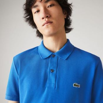 Lacoste Slim Fit Polo in Petit Piqué Mavi | TonwRWPv