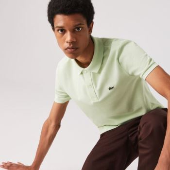 Lacoste Slim Fit Polo in Petit Piqué Yeşil | fEiPMGe4