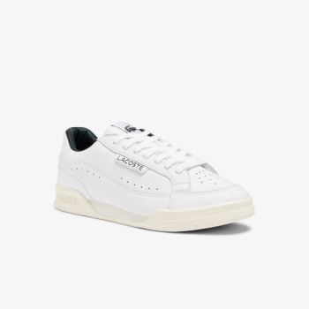 Lacoste Twin Serve Luxe Deri Sneakers Beyaz | A3JNRvtc