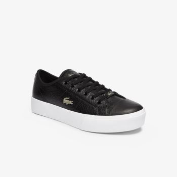 Lacoste Ziane Plus Grand Deri Sneakers Siyah Beyaz | wU4NnEuN