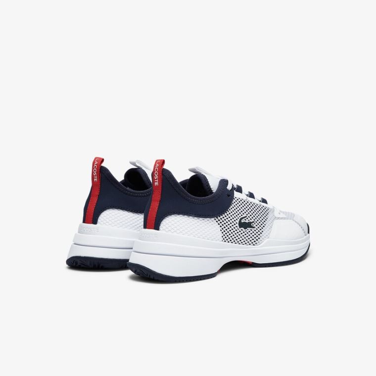 Lacoste AG-LT 21 Tekstil and Sentetik Sneakers Beyaz Mercan | ar5xrR5o