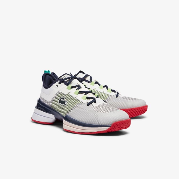 Lacoste AG-LT 21 Ultra Tekstil Sneakers Beyaz Mercan | kpTpieZ3