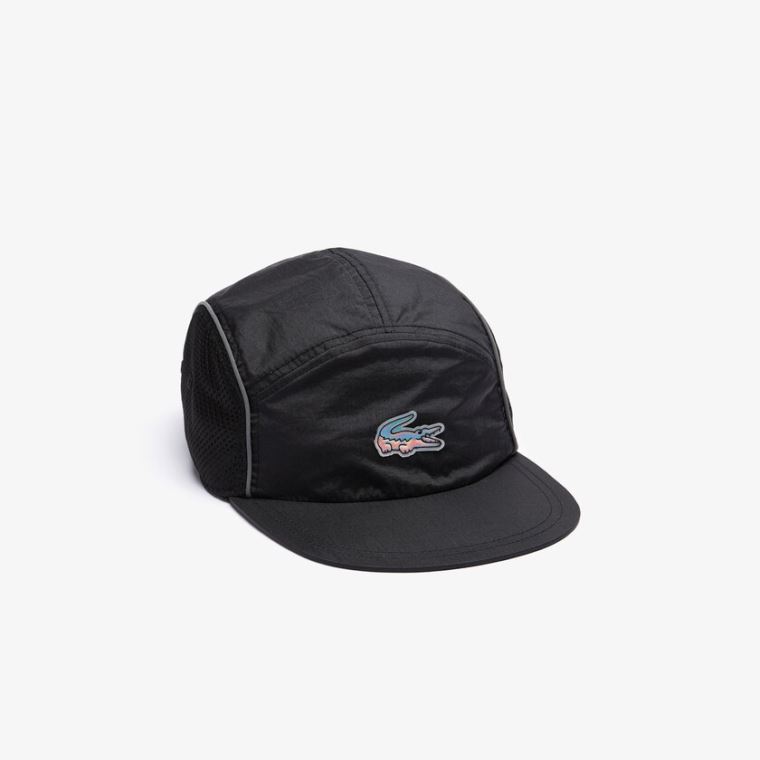 Lacoste CONCEPTS Collaboration Mesh-Panel Cap Siyah | k8b49wCi