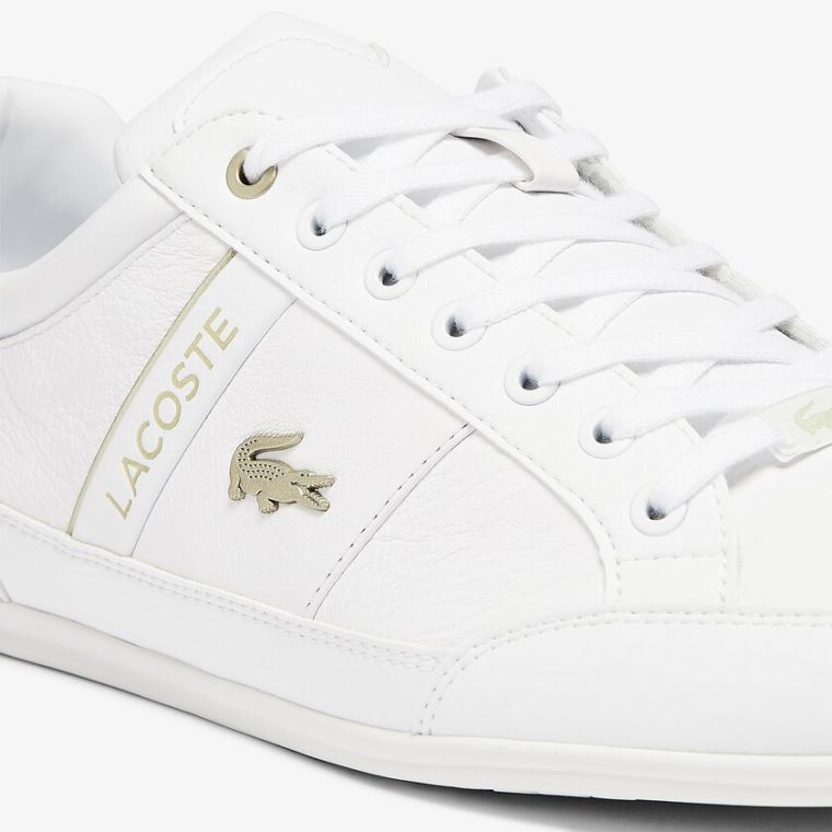 Lacoste Chaymon Sentetik and Deri Sneakers Beyaz Beyaz | dUOE3gtP