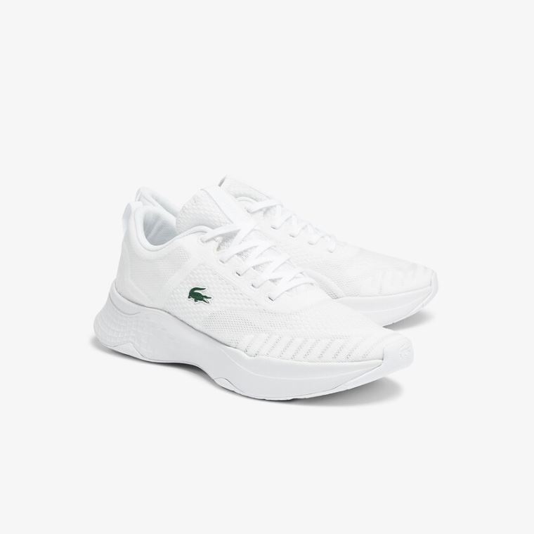 Lacoste Court-Drive Fly Tekstil Sneakers Beyaz | mbi1M6YM