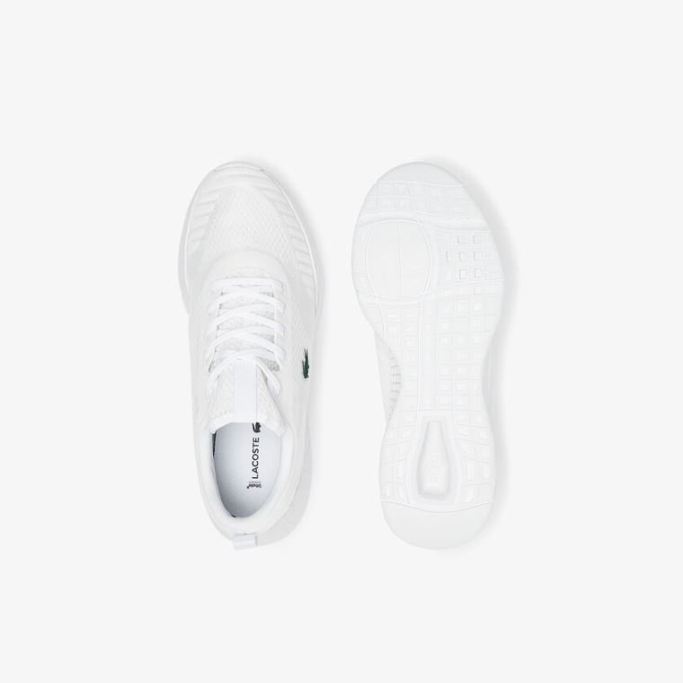 Lacoste Court-Drive Fly Tekstil Sneakers Beyaz | mbi1M6YM