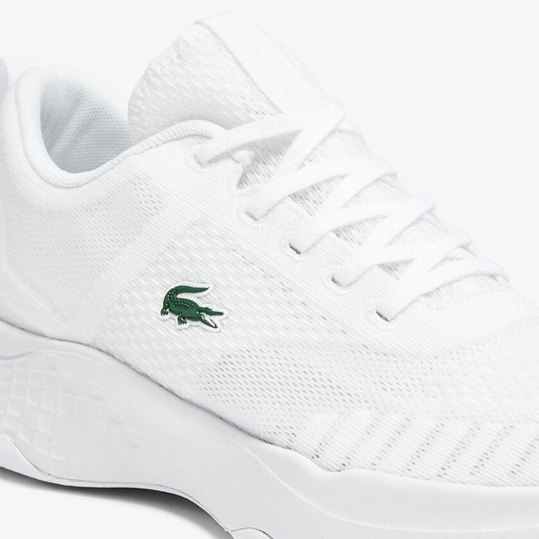 Lacoste Court-Drive Fly Tekstil Sneakers Beyaz | mbi1M6YM