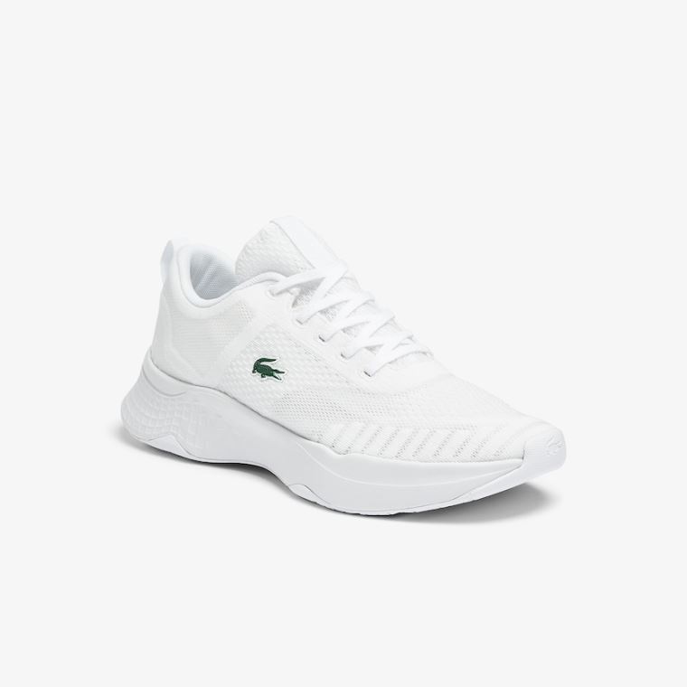 Lacoste Court-Drive Fly Tekstil Sneakers Beyaz | mbi1M6YM