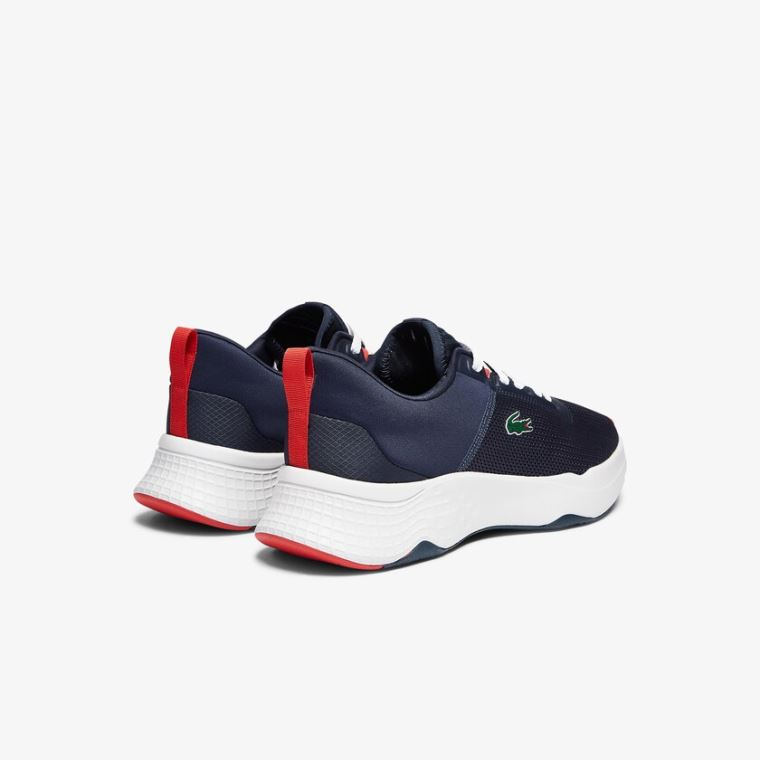 Lacoste Court-Drive Tekstil Sneakers Lacivert Beyaz | DWWpqY42