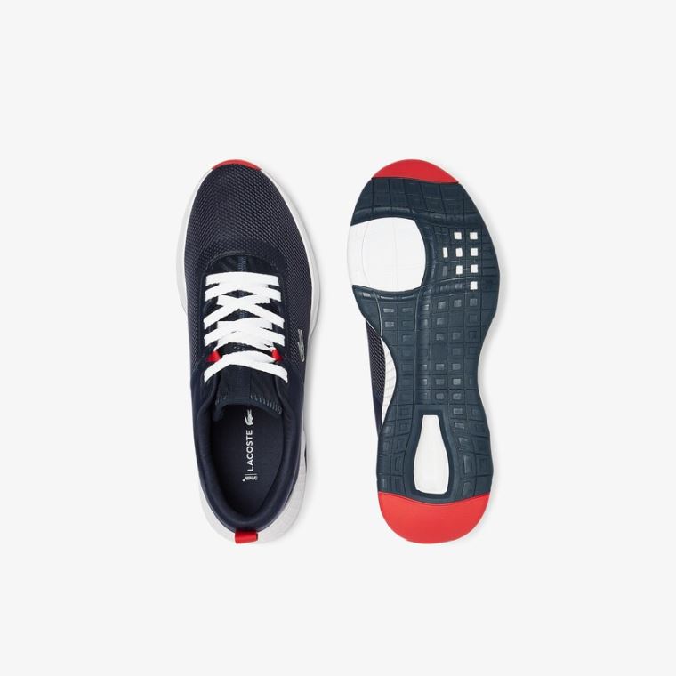 Lacoste Court-Drive Tekstil Sneakers Lacivert Beyaz | DWWpqY42