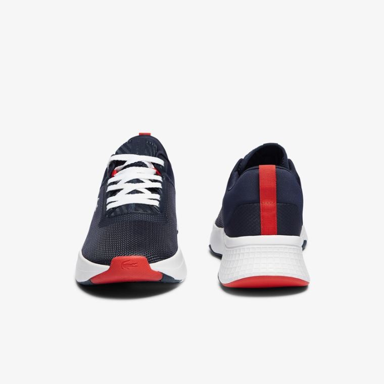 Lacoste Court-Drive Tekstil Sneakers Lacivert Beyaz | DWWpqY42