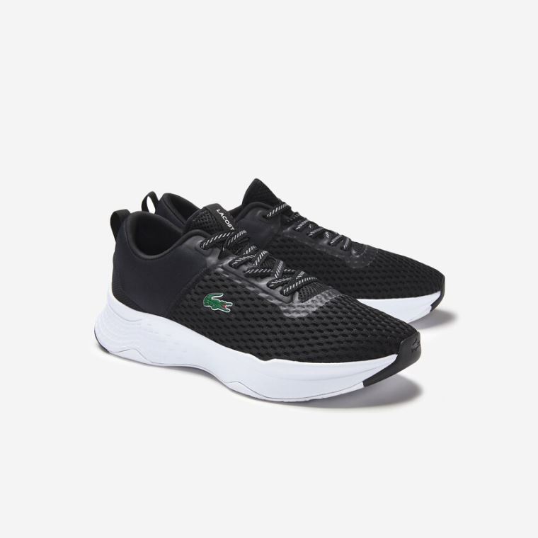 Lacoste Court-Drive Tekstil Sneakers Siyah Beyaz | wbriiwNu