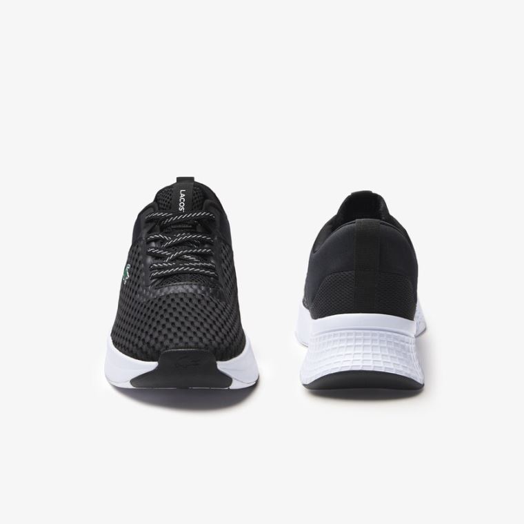 Lacoste Court-Drive Tekstil Sneakers Siyah Beyaz | wbriiwNu