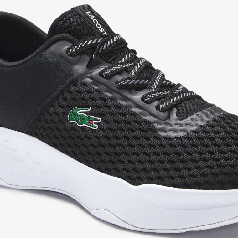 Lacoste Court-Drive Tekstil Sneakers Siyah Beyaz | wbriiwNu