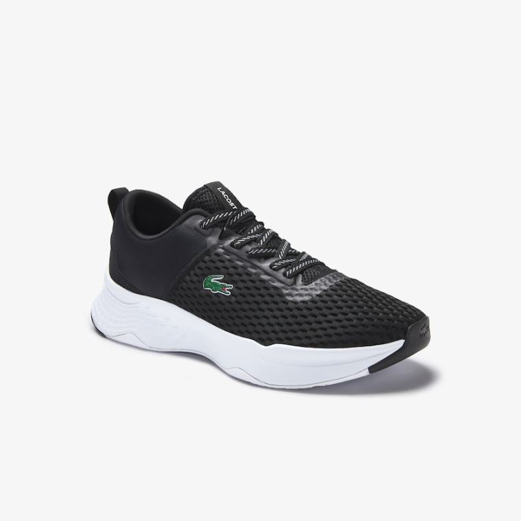 Lacoste Court-Drive Tekstil Sneakers Siyah Beyaz | wbriiwNu