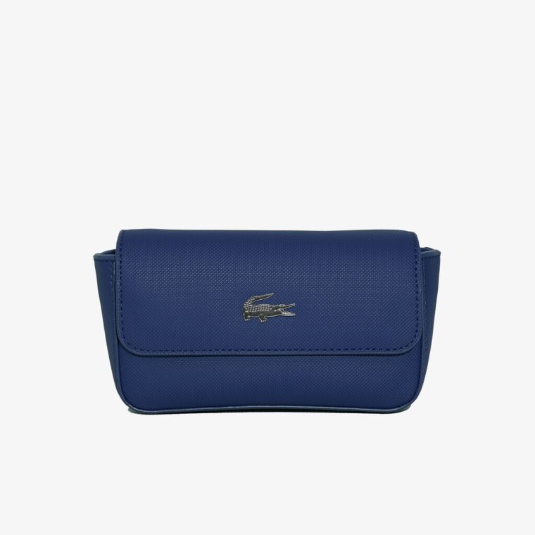 Lacoste Daily Klasik Coated Kanvas Fanny Pack Lacivert | qAPyTPgO