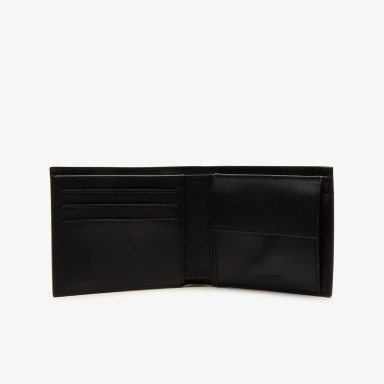 Lacoste Fitzgerald Deri Wallet And Card Holder Set Siyah | y7rUSy5H