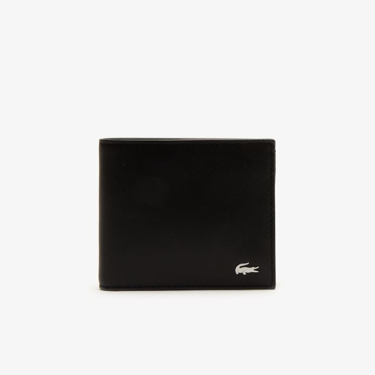 Lacoste Fitzgerald Deri Wallet And Card Holder Set Siyah | y7rUSy5H