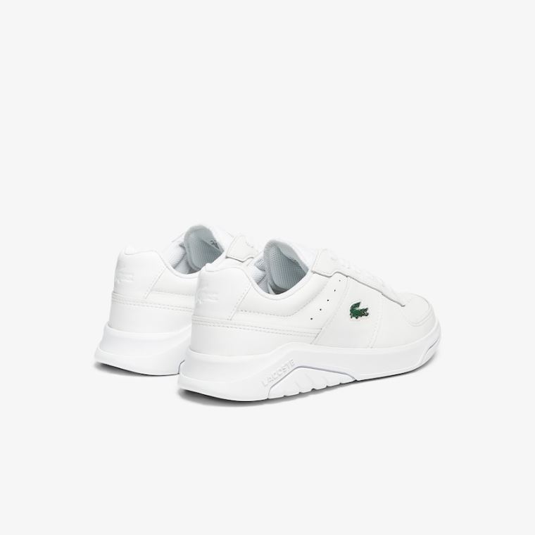 Lacoste Game Advance Deri and Sentetik Sneakers Beyaz | 0T4NXhuI