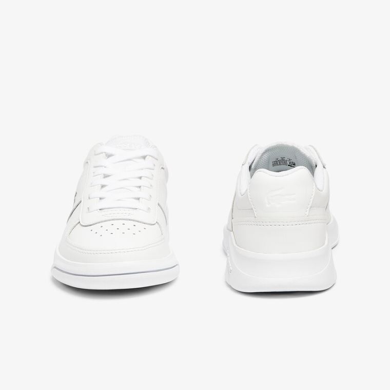 Lacoste Game Advance Deri and Sentetik Sneakers Beyaz | 0T4NXhuI