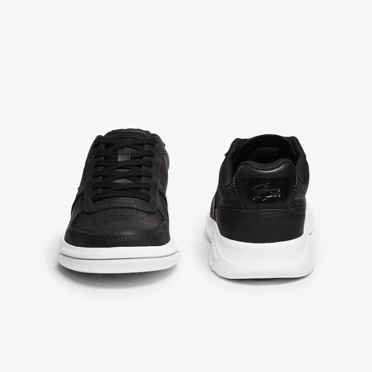 Lacoste Game Advance Deri and Sentetik Sneakers Siyah Beyaz | iArzIsq1