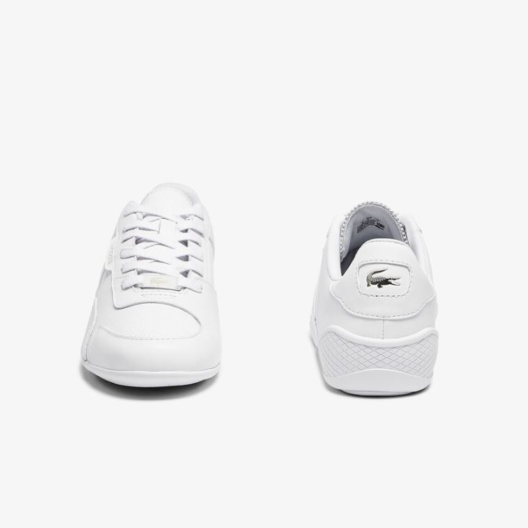 Lacoste Hapona Deri and Sentetik Sneakers Beyaz | ReVkhHfN