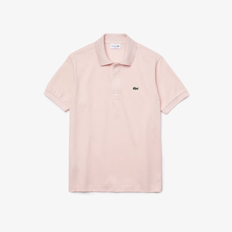 Lacoste Klasik Fit L.12.12 Polo Shirt Açık Pembe | fTbvZBRu