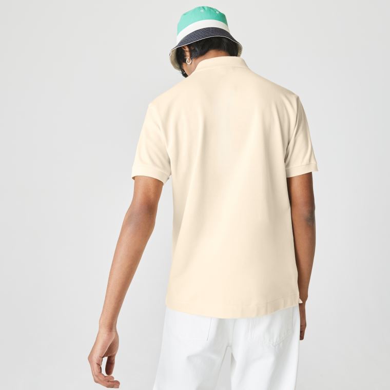 Lacoste Klasik Fit L.12.12 Polo Shirt Bej Rengi | MeZzmShQ