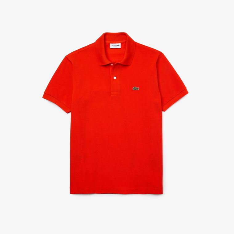 Lacoste Klasik Fit L.12.12 Polo Shirt Kırmızı | 14MFiTXm