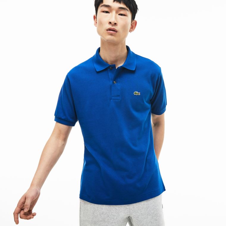 Lacoste Klasik Fit L.12.12 Polo Shirt Mavi | 4JqOmId8