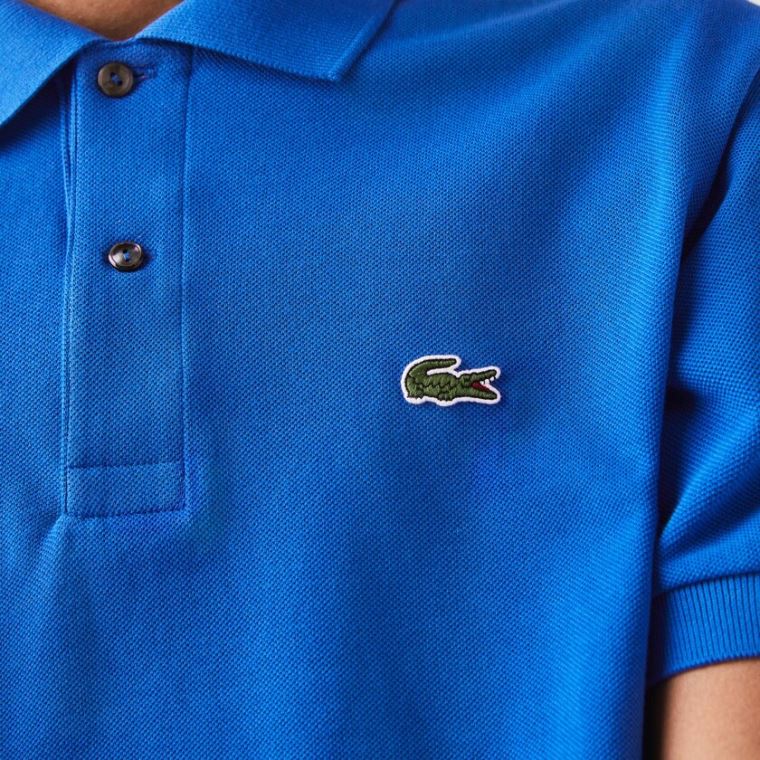 Lacoste Klasik Fit L.12.12 Polo Shirt Mavi | ApJTWMAk