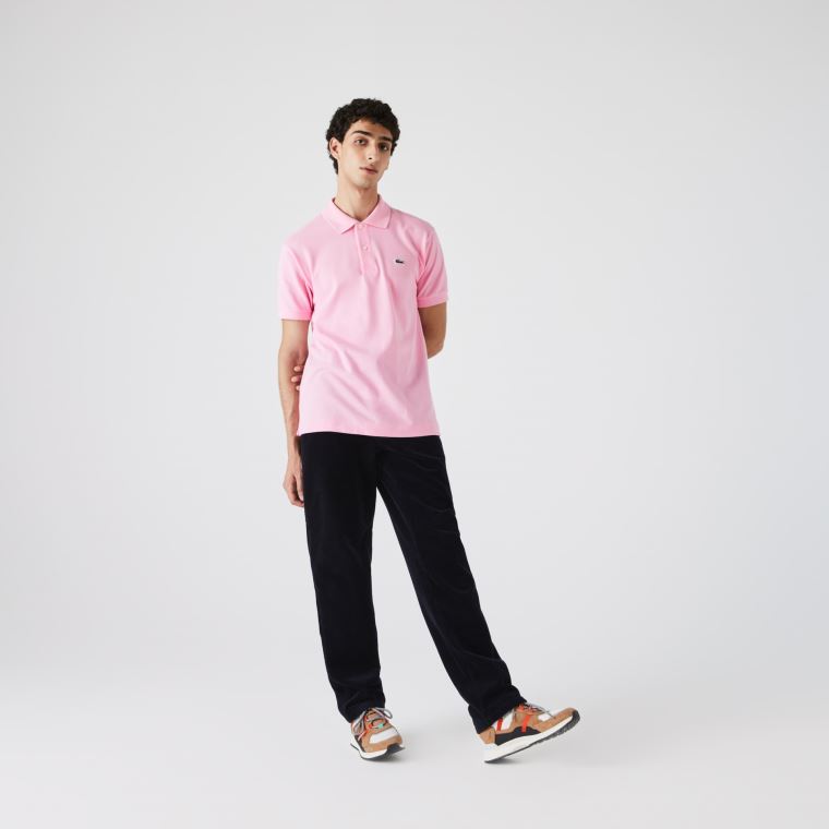 Lacoste Klasik Fit L.12.12 Polo Shirt Pembe | MIZZI4RT